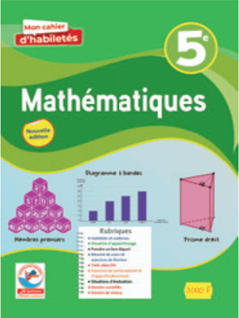 Mon cahier habiletes Mathematiques 5e(JD)