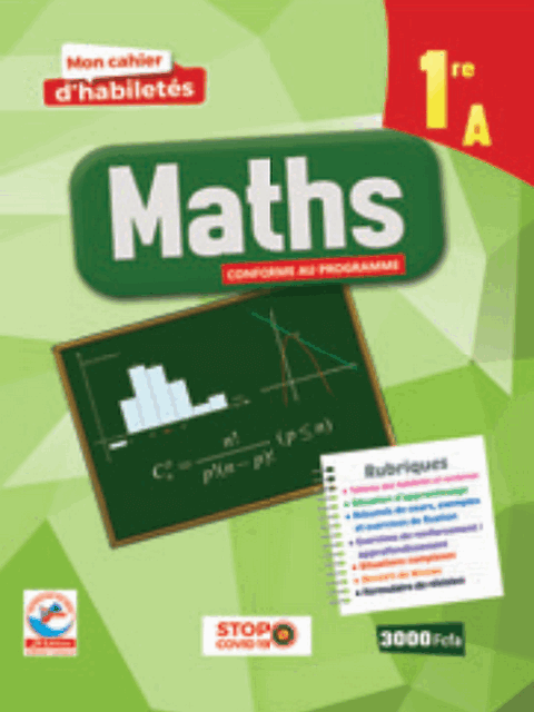 Mon cahier habiletes Mathematiques 1ere A(JD)